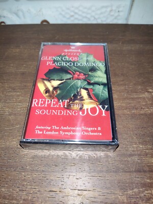 1995 Repeat The Sounding Joy by Glenn Close & Placido Domingo Cassette Hallmark