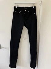 APC New Standard Stretch Denim Black Size 26 Jeans