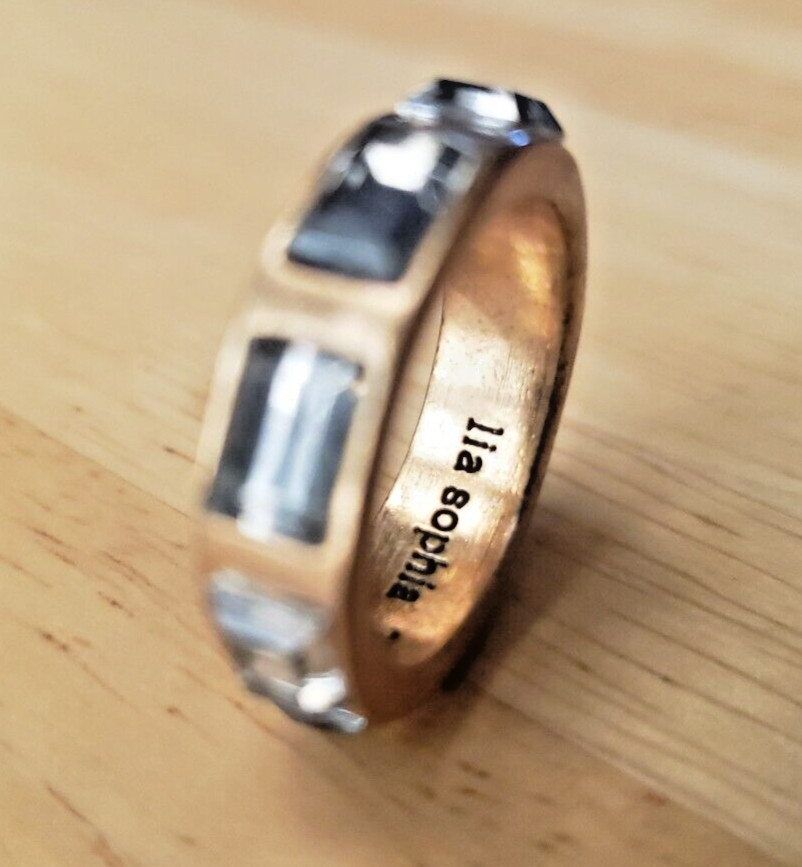 lia sophia ( 7 )  RING. rectangular prismatic gem… - image 6