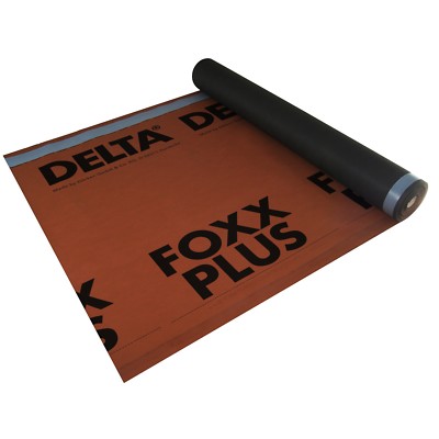 Dörken Unterdeckbahn DELTA FOXX PLUS 75 m², 270 g/m² Steildachbahn Schalungsbahn