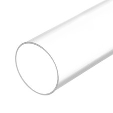 Clear PVC Rigid Pipe 54mm ID 63mm OD 14" High Impact Clear
