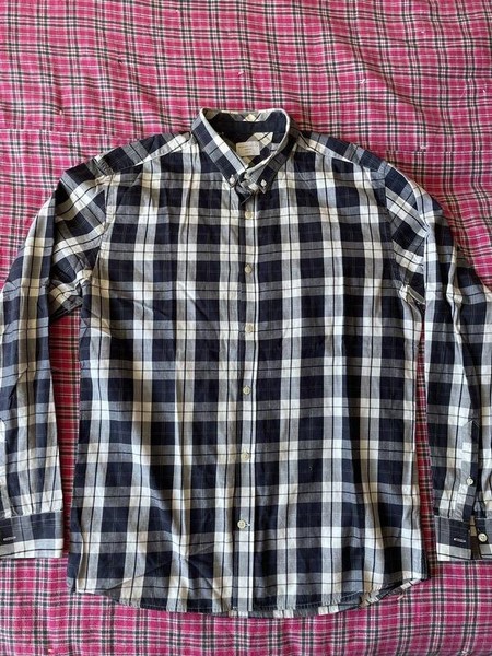 Men Selected Shirt Navy 40 / L