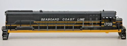 Carcasa diésel AHM Rivarossi HO Seaboard Coast Line 1709 GE U25C solo 1:87 | Zustand: For parts or not working