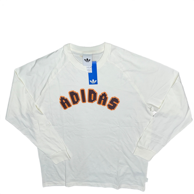 Adidas Tiles Loose Long Sleeve Tee Men's L NWT JY2999 Off White | eBay