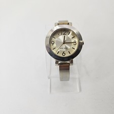 Nine West Women's Gold Tone Dial Silver Tone Bracelet Quartz Wristwatch NW/1630
