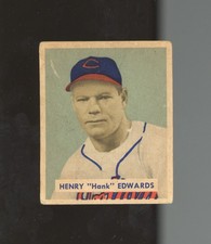 1949 Bowman #136 Henry Hank Edwards