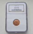 1939 Lincoln Wheat Small Cent NGC MS 66 RD Denver Uncirculated