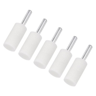 M METERXITY 5Pack Abrasive Mounted Stone Grinding Bits, 1/4 in6mm Shank Alumi...