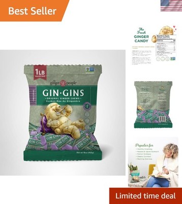 1 lb GIN GINS  Ginger Candy   Sweet, Spicy & Health-Conscious Treat