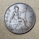 1929 George V Half Penny — photo from another recent sale
