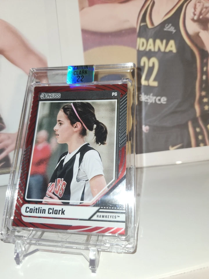 2024 Panini Caitlin Clark Collection PG #17 Donruss Target Red Parallel - Image 2 of 4
