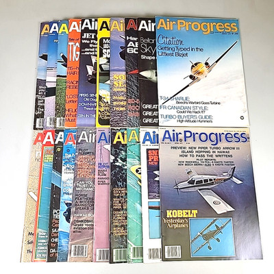 Air Progress Magazine Lot Of 20 Magazines~Z93D