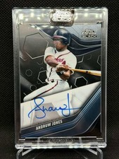2023 Topps Chrome Black Andruw Jones Base Auto #CBA-AJO Atlanta Braves