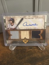 Paul Molitor Auto Triple Relic Swatches /99 Twins 2025 Topps Museum SPTRA-PM