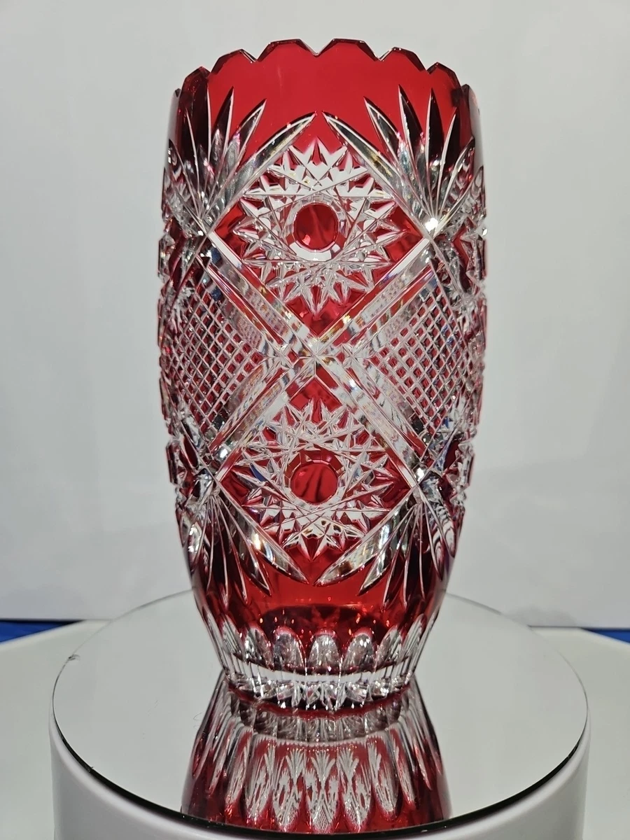 Glass Red Collectible Vases for sale | eBay