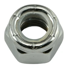 5/16"-24 Chrome Nylon Insert Lock Nuts (10 pcs.)