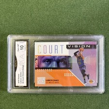 2018 Status LeBron James #5 Court Vision Orange Gem Mint 10