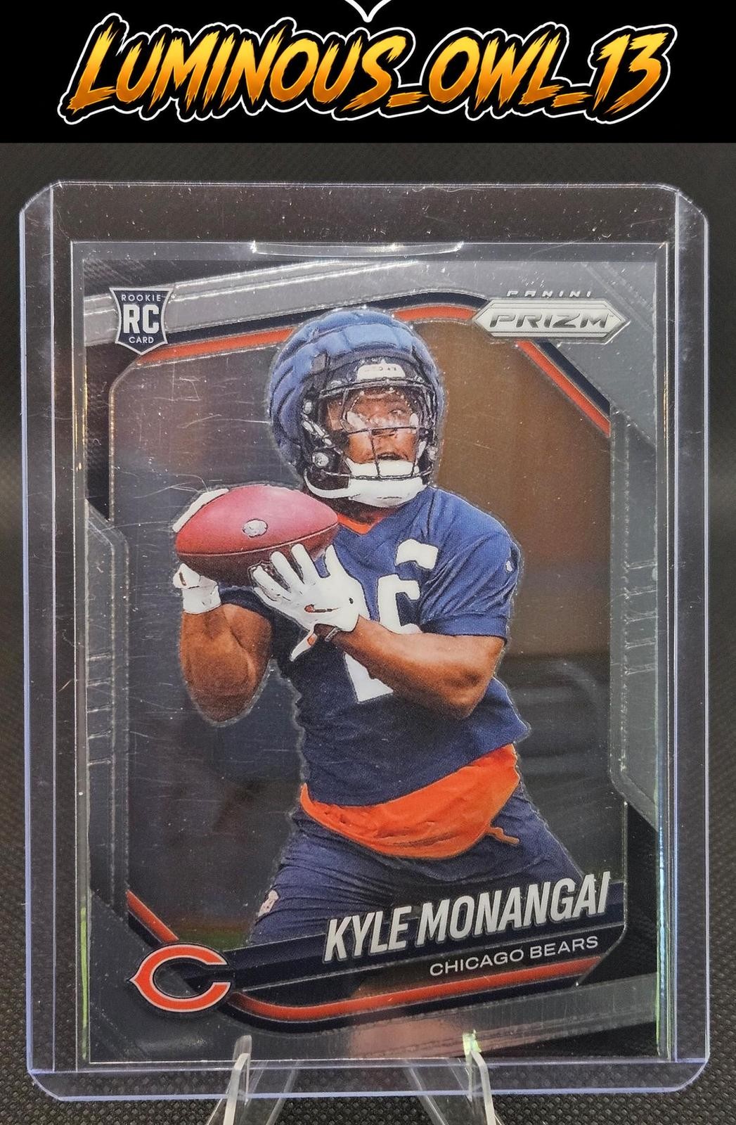 Football sports Prizm #348 Kyle Monangai RC 1 5 Near Mint or Better Bears