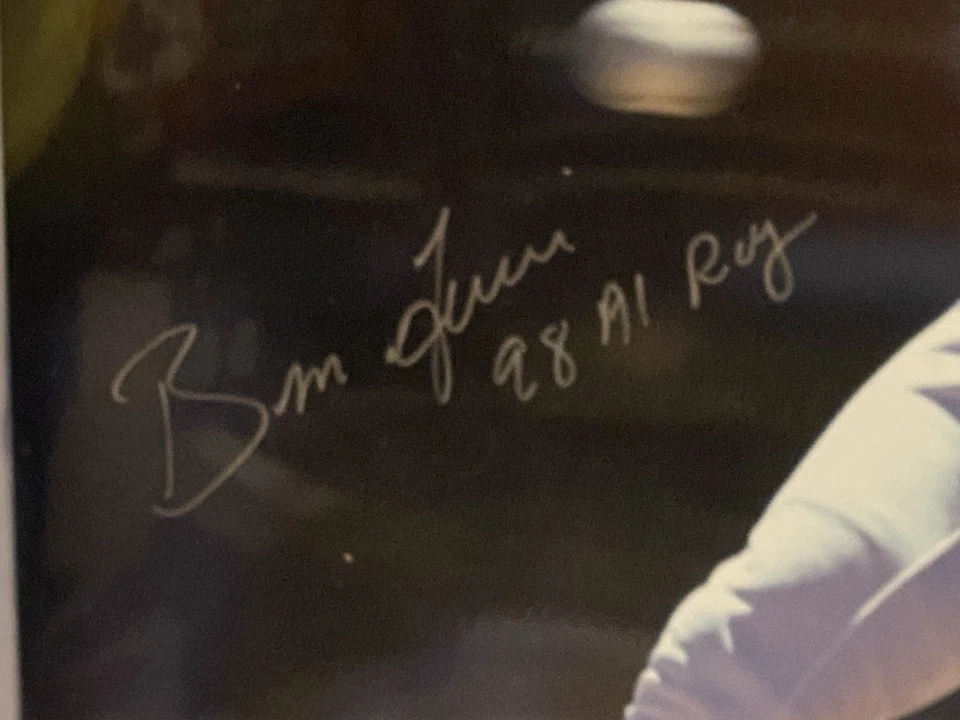 Ben Grieve Oakland A's 98 AL ROY Inscrip 16x20 Autographed Photo Schwartz COA - Image 2 of 4