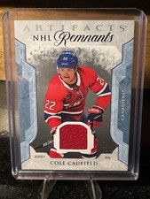 2023-24 Upper Deck Artifacts NHL Remnants Cole Caufield NR-CC