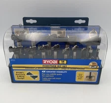 RYOBI 14pc FORSTNER BIT SET  X-Wing Design Flat Bottom Holes