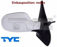 TYC 328-0015 AußEnspiegel Rechts Spiegel AußEn FüR Renault