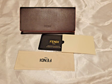 Fendi Sun Glasses Case no glasses with cloth and card. Excellent Condition