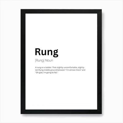 Sprosse Definition Bedeutung Kunstdruck gerahmt Wandbild Poster Leinwanddruck Bild