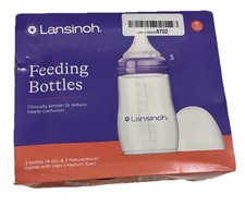 Lansinoh Momma Bottle With NaturalWave Nipples 5 Ounce /3 Count