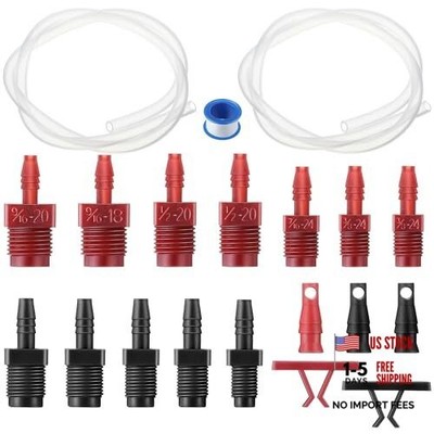 Master Cylinder Bleeder Kit Complete Brake Bleeder Kit with 22 in Clear 20