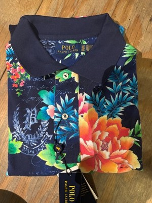 Mens Polo Ralph Lauren Hawaiian Shirt Short Sleeve 3XB/3TG