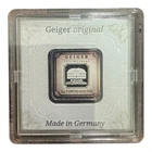 5 Grams Fine Silver .999 Geiger Made In Germany. Premium