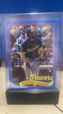 2024 Topps Update Series - 1989 Topps Baseball Jackson Chourio #89US-44 Blue 