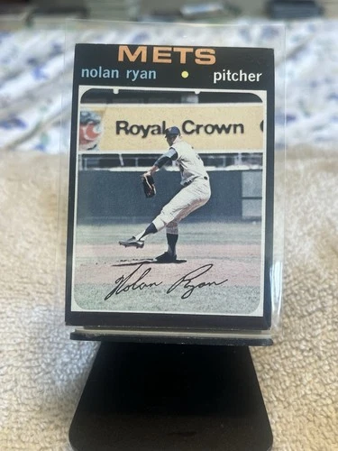 1971 Topps Nolan Ryan #513 New York Mets Baseball Card MLB Vintage