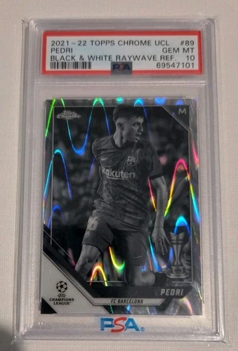 2021 Topps Chrome Pedri Black