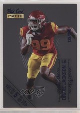 2022 Wild Card MATTE Black 5 Stripe 138/200 Drake Jackson #MB-38 Rookie RC 0n2g. rookie card picture