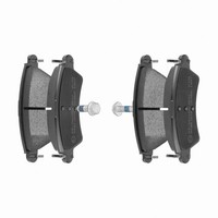 f.becker BremsbeläGe Vorne Rechts Links FüR Peugeot 306 Citroen Xsara 206