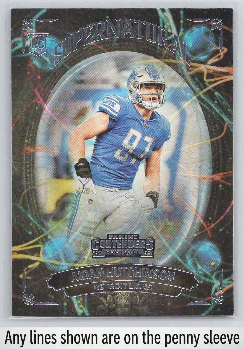 2022 Panini Contenders #SN-AHU Aidan Hutchinson Supernatural