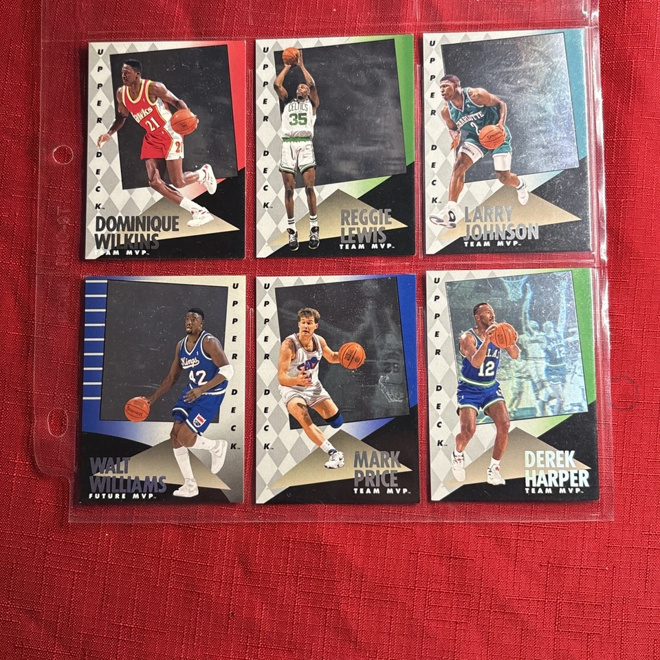 Upper Deck NBA Team MVP 1993 conjunto de hologramas lote de 33 com futuros MVPs Jordan raro - Imagem 4 de 4