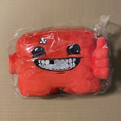 Super Meat Boy Forever Thumbs Up Plush Official Plushie Figure Statue (9'' Wide)