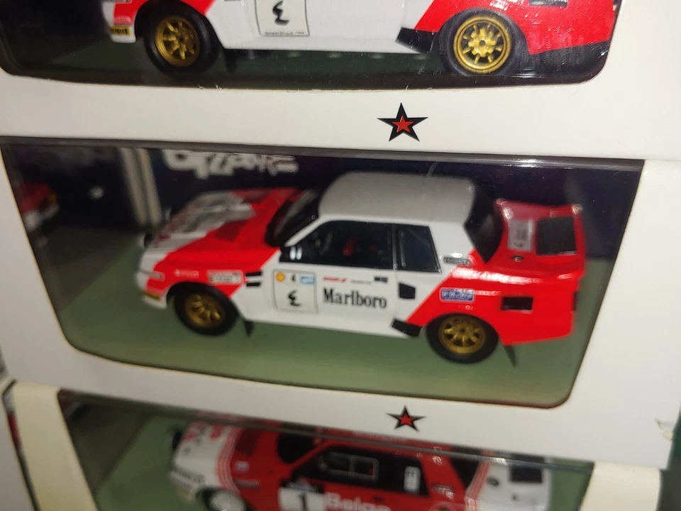 1x Bizarre Bz525 TOYOTA CELICA Turbo TWIN CAM Gr.B Sulayem Rally M.E 1:43 Rare - Immagine 3 di 4