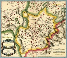 Reproduction carte ancienne - Le Velay 1670