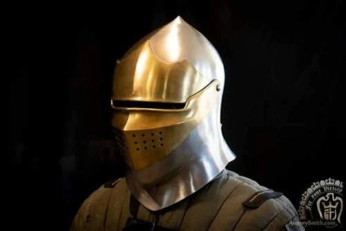 Medieval Italian Bascinet Helmet The Metal : High quality 18 - Foto 3 di 5