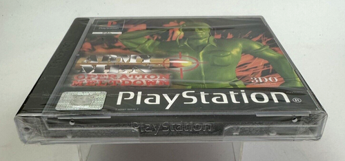 PS1 Army Men Operation Meltdown, New And Factory Sealed - Picture 3 of 9