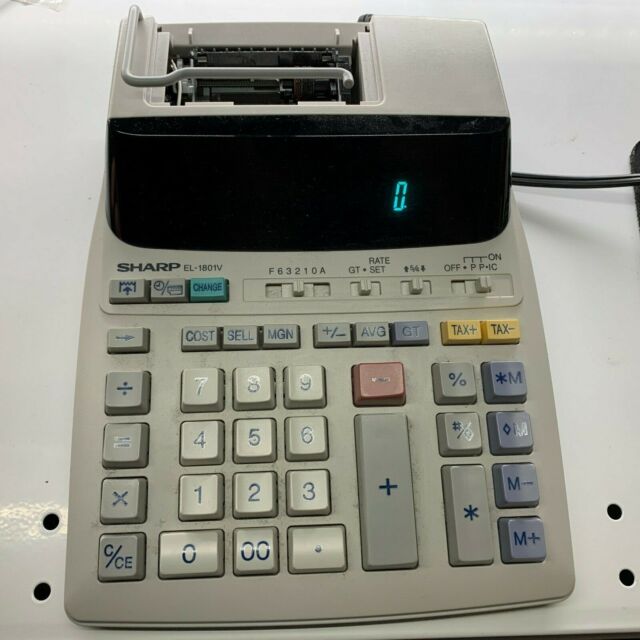 Sharp EL1801V Printing Calculator for sale online eBay