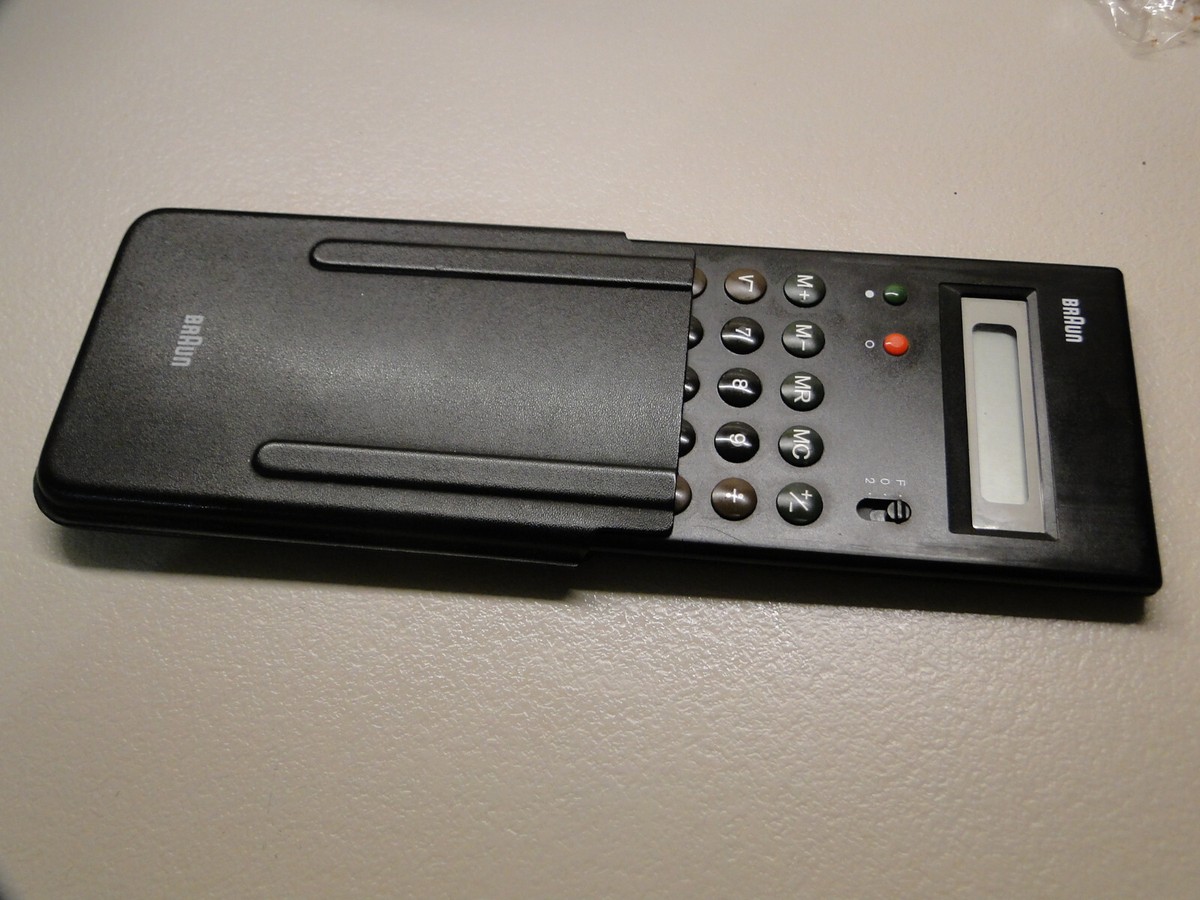 Vintage Rare Braun AG ET55 Model/type 4835 871-B Calculator