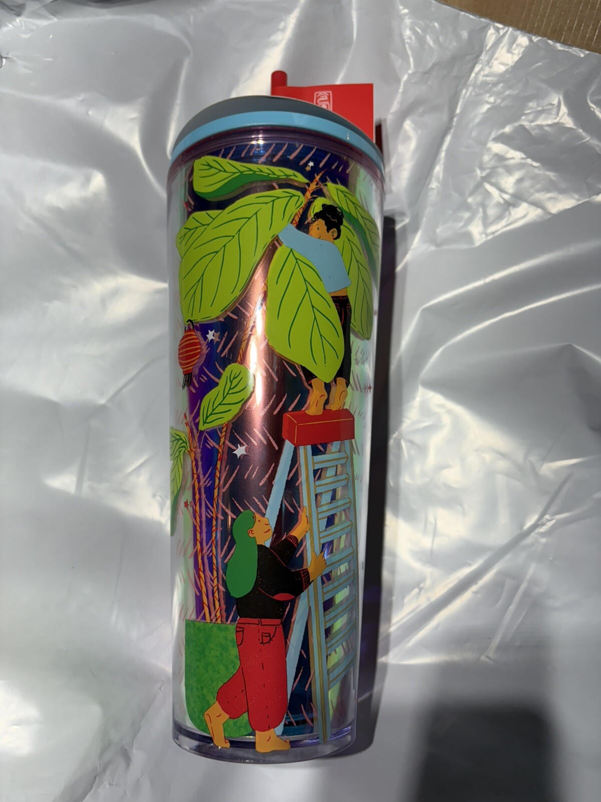 Starbucks Monyee Chau Chinese American Artist Summer Jungle 24oz Tumbler Collab