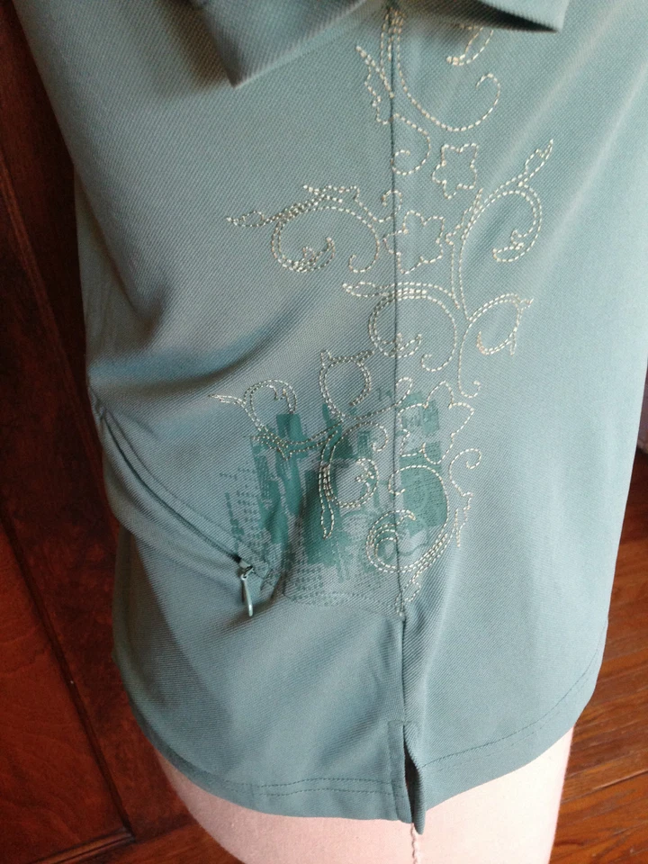 Camiseta deportiva verde para bicicleta Novara M para mujer Foto 4 de 4