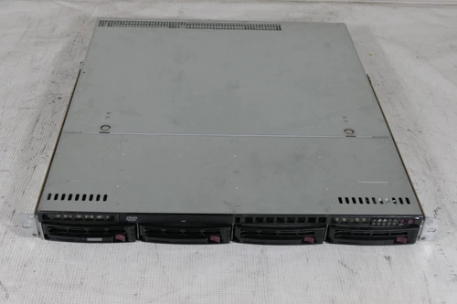 Supermicro 1U Server X11SCM-F Xeon E-2134 3.5Ghz 16gb 4x Trays