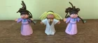 Vintage Lot Of 3 Cabbage Patch Kids ANGELS PVC Toy Figure 2.5" Christmas